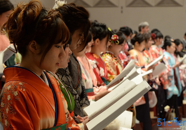 日本福冈女子大学举行毕业典礼 - 51offer免费留学服务智能平台