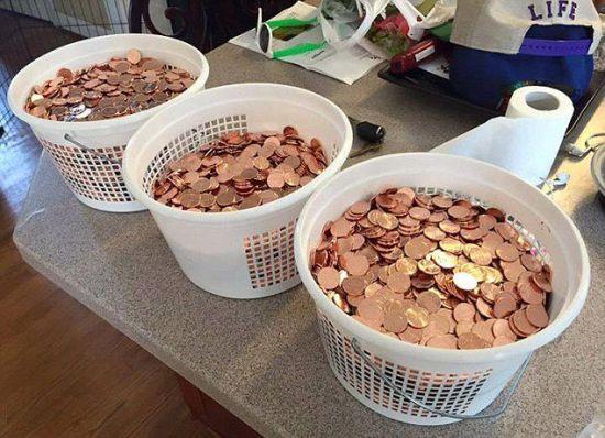 美学生用11000枚硬币交罚款抗议学校滥用资金