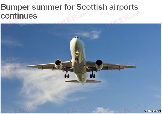 爱丁堡龙比亚大学发布苏格兰国际机场迎来客运高峰通知