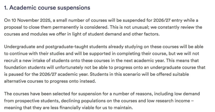 QS Top100院校宣布即日起暂停招生？26fall如何应对？